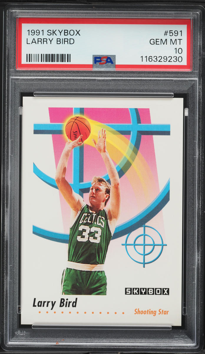 1991 Skybox Basketball Larry Bird #591 PSA 10 GEM MINT