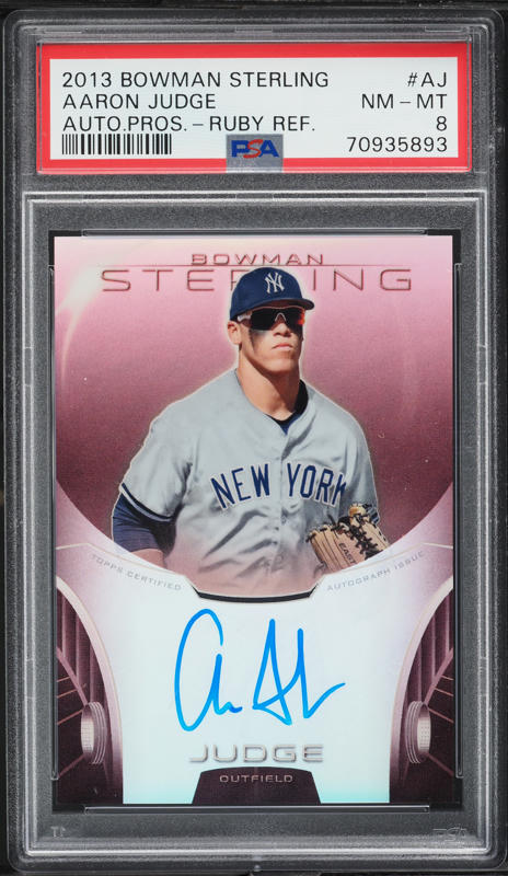 Aaron Judge auto 2015 直筆サイン Inception Aaron Judge auto 2015