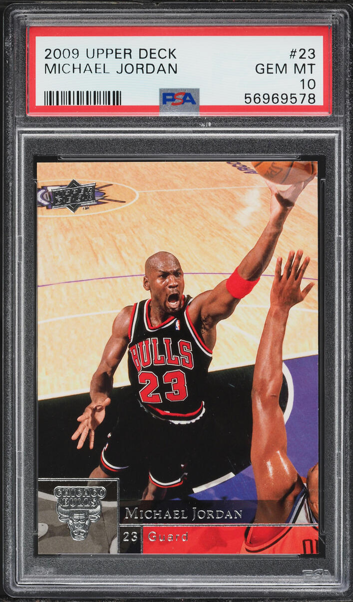 2009 Upper Deck Basketball Michael Jordan #23 PSA 10 GEM MINT