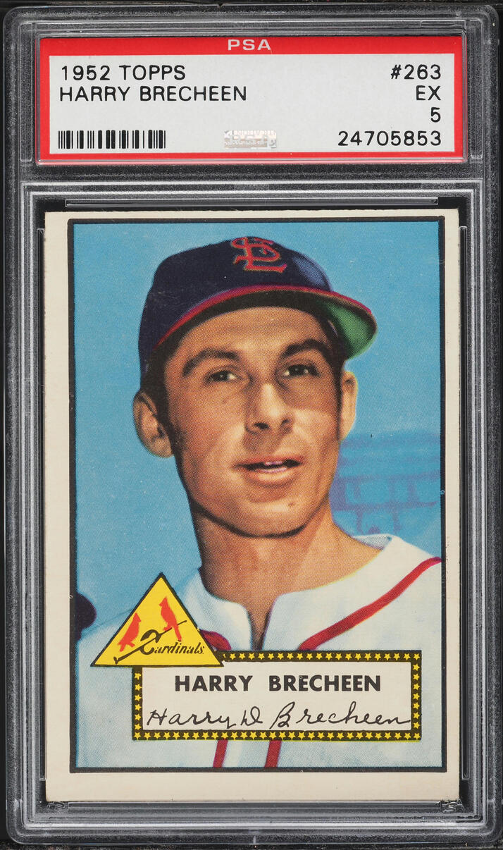 1952 Topps Harry Brecheen #263 PSA 5 EX