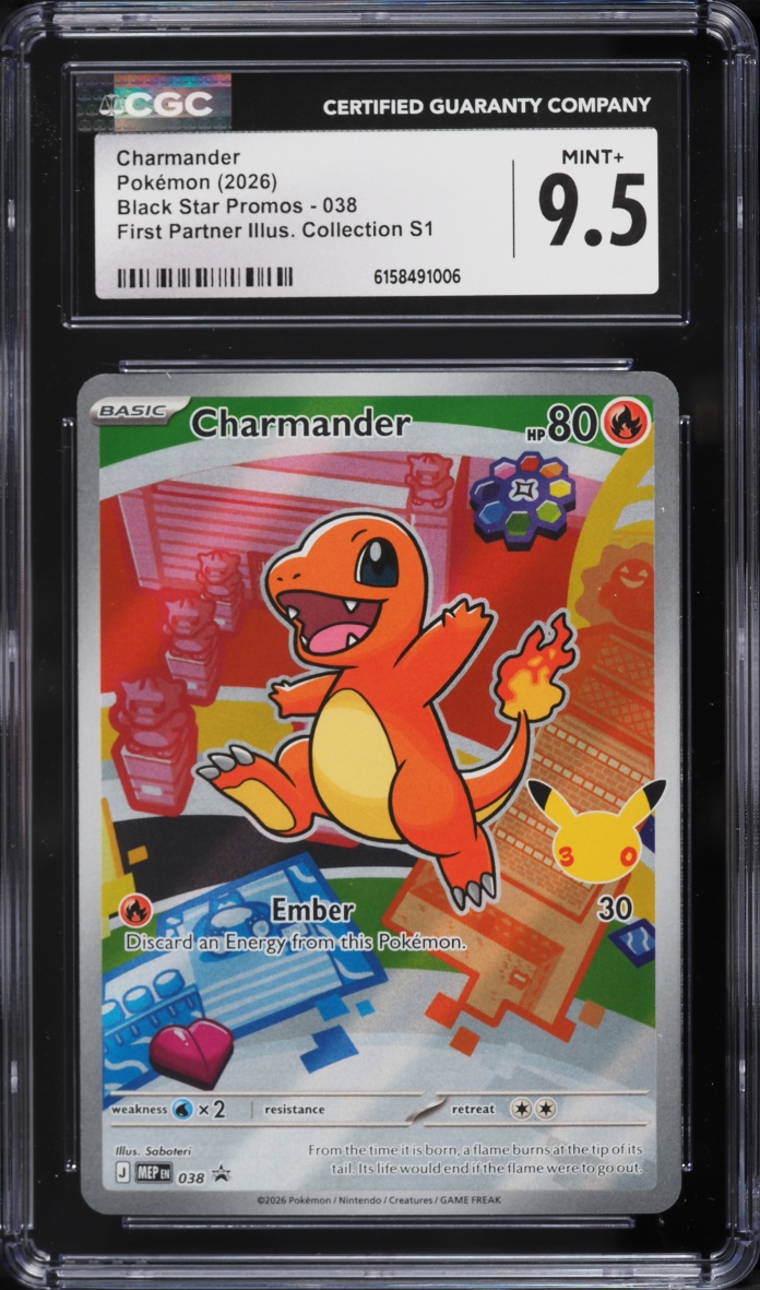 2026 Pokemon Mega Evolution Promo First Partner Illustration S1 Full ...