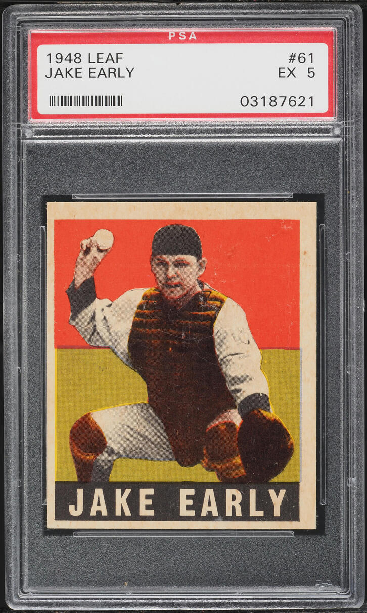 1948 Leaf Jake Early #61 PSA 5 EX