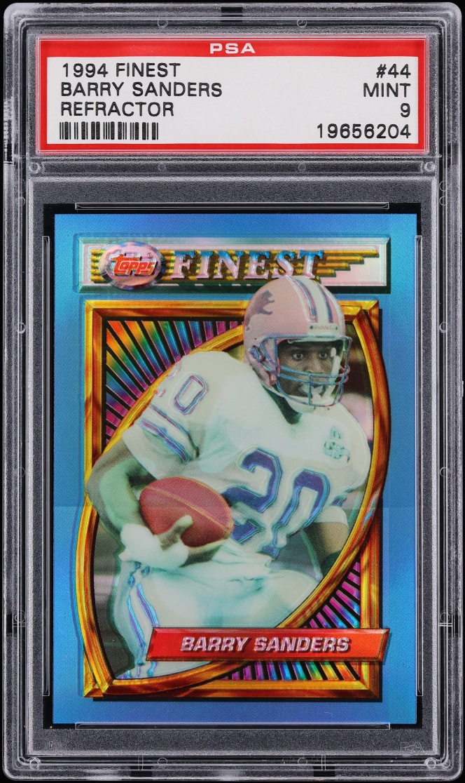 1994 Finest Refractor Barry Sanders #44 PSA 9 MINT