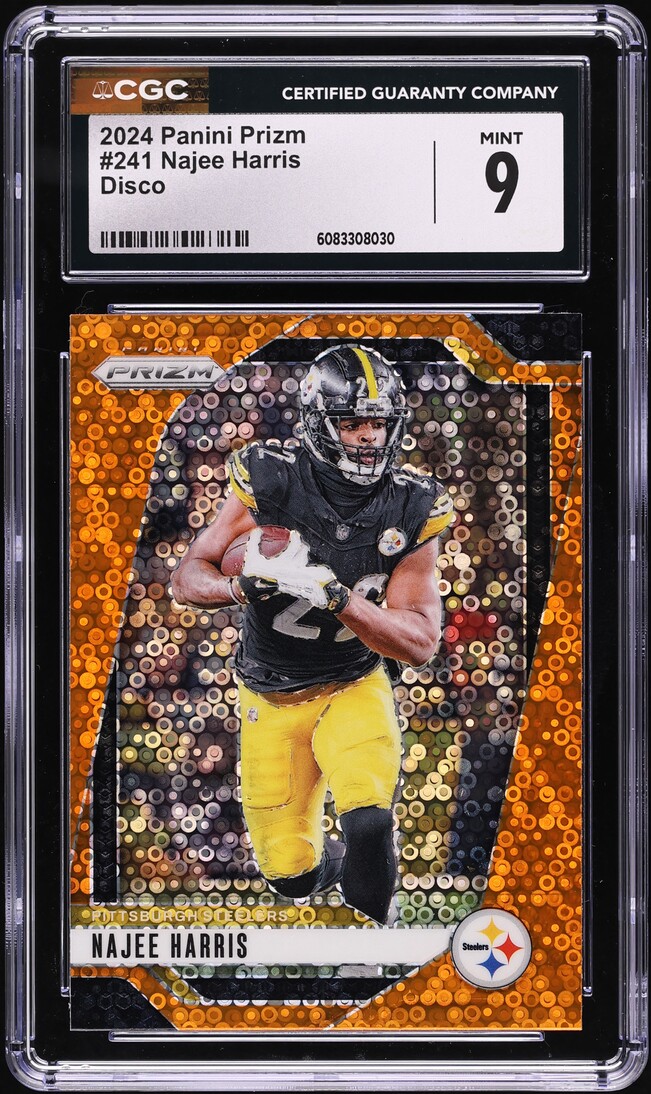 2024 Panini Prizm Disco Najee Harris #241 CGC 9 MINT