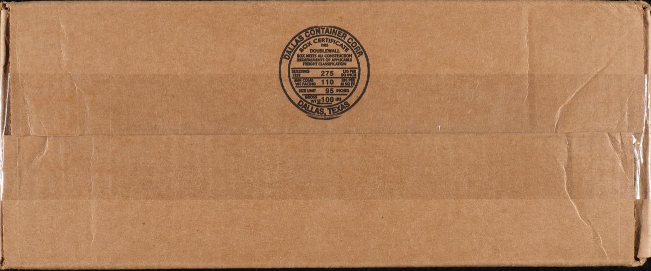 2018 Topps Update Series Baseball Sealed Jumbo Hobby Case, 6ct Box