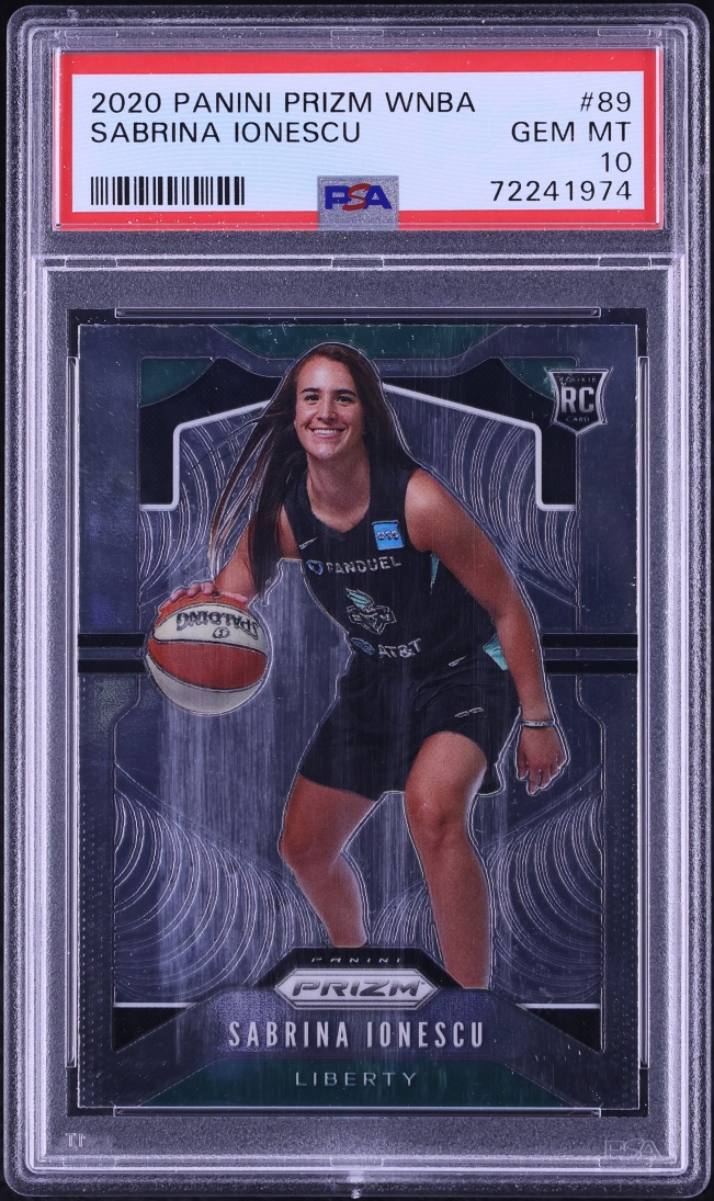 2020 Panini Prizm WNBA Sabrina Ionescu ROOKIE #89 PSA 10 GEM MINT