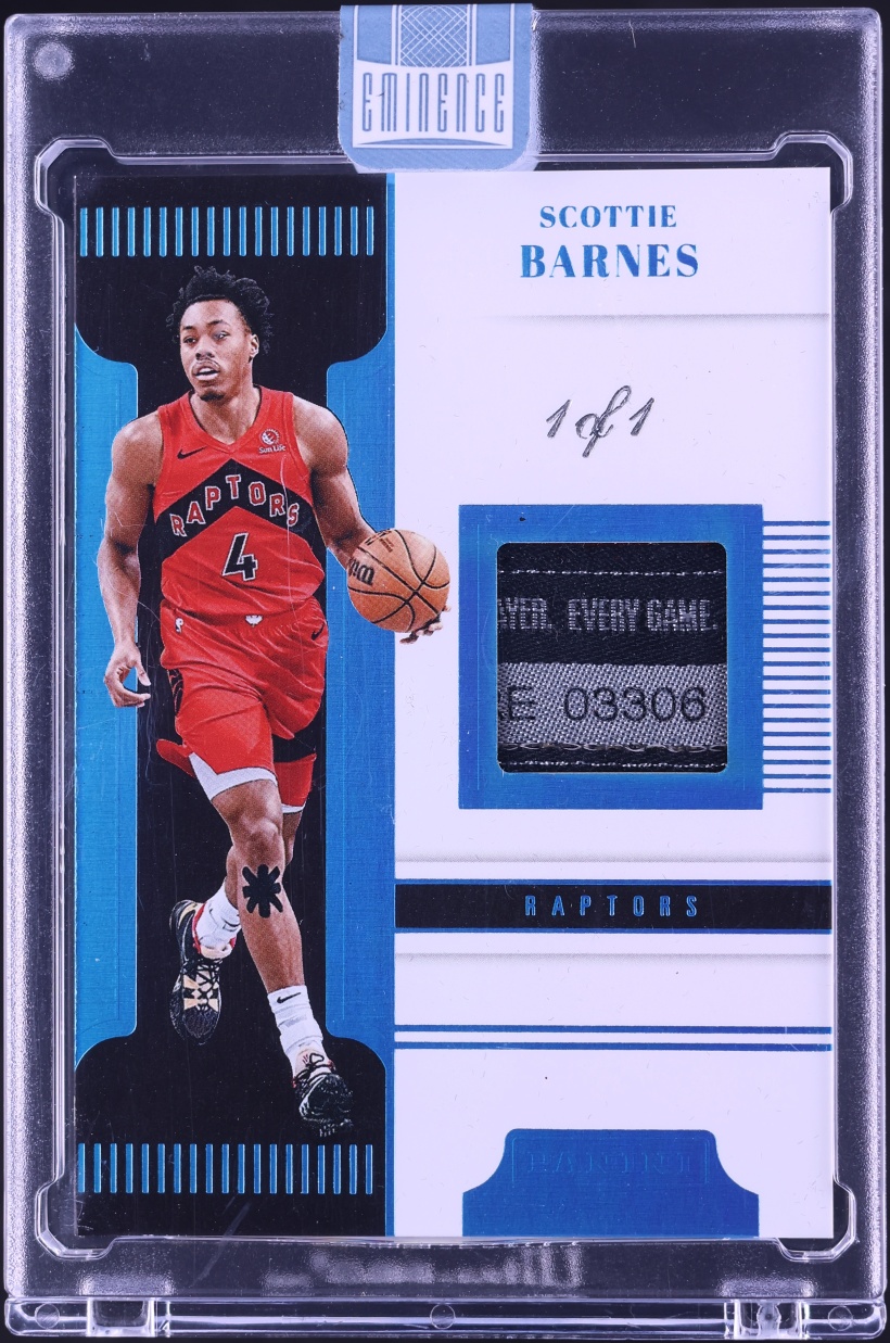 2024 Panini Eminence Laundry Tag Scottie Barnes PATCH 1/1 #LT-BAR