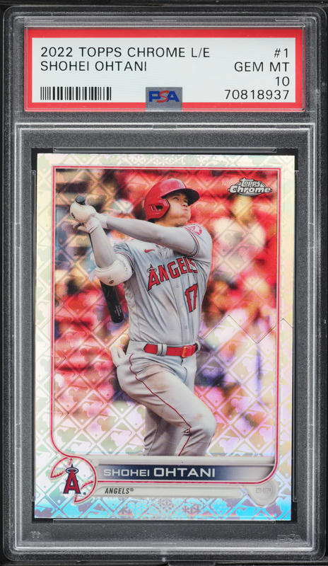 2022 Topps Chrome Black Shohei Ohtani AUTO #SO PSA 10 GEM
