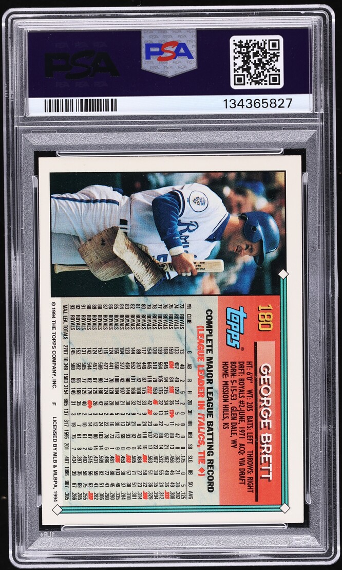 1994 Topps George Brett #180 PSA 9 MINT