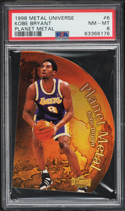 1997 Ultra Gold Medallion Kobe Bryant #1G PSA 8 NM-MT on Fanatics