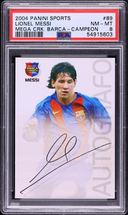 2004-05 Panini Mega Cracks Third Edition Unopened Box, Messi