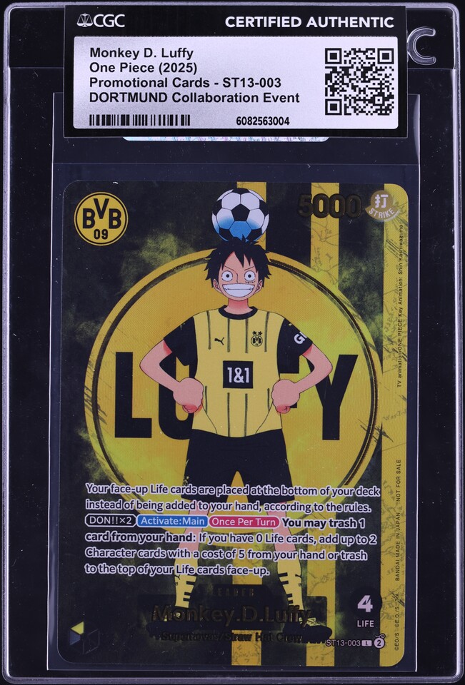 【PSA10】モンキー・D・ルフィ BVB ドルトムント ST13-003 PSA 10 Monkey D Luffy ST13-003 BVB Borussia Dortmund ONE