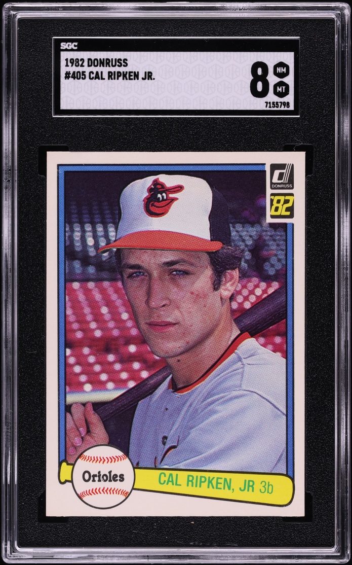 1982 Donruss Cal Ripken Jr. ROOKIE #405 SGC 8 NM-MT
