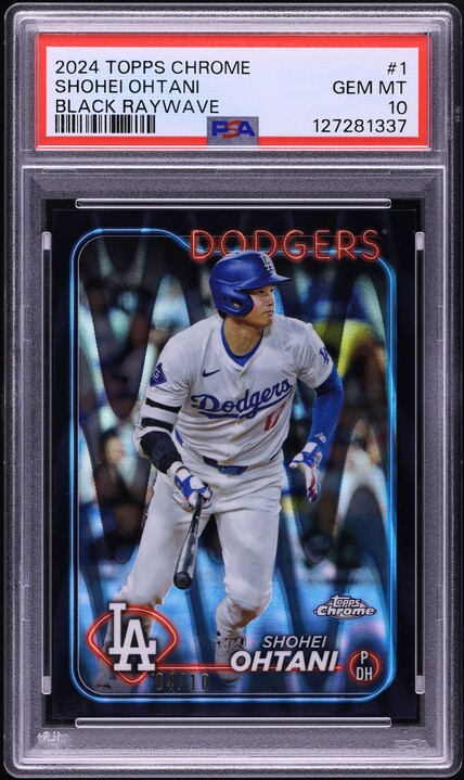 2019 Topps Heritage Black Border Shohei Ohtani #430 PSA 8 NM