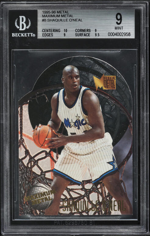 1995-96 Fleer #338 Shaquille O'Neal FF on Fanatics Collect