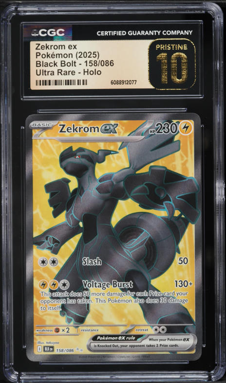 2025 Pokemon Japanese SV Black Bolt Full Art Zekrom ex #174