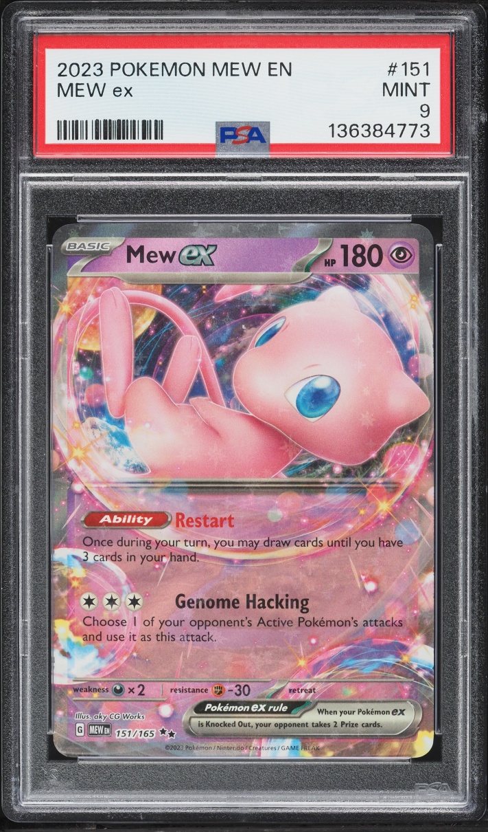 2023 Pokemon Scarlet & Violet 151 Holo Mew EX #151 PSA 9 MINT
