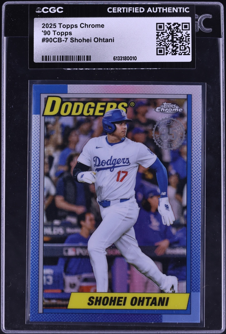 2025 Topps Chrome '90 Shohei Ohtani #90CB-7 CGC AUTH
