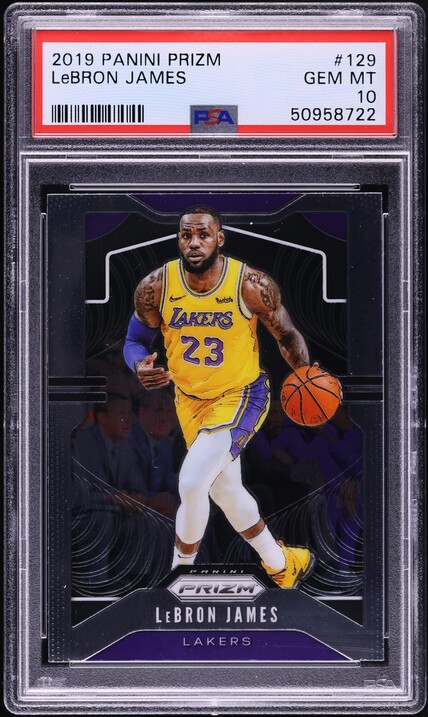 2019 Panini Prizm Sensational Swatches Green Ice LeBron