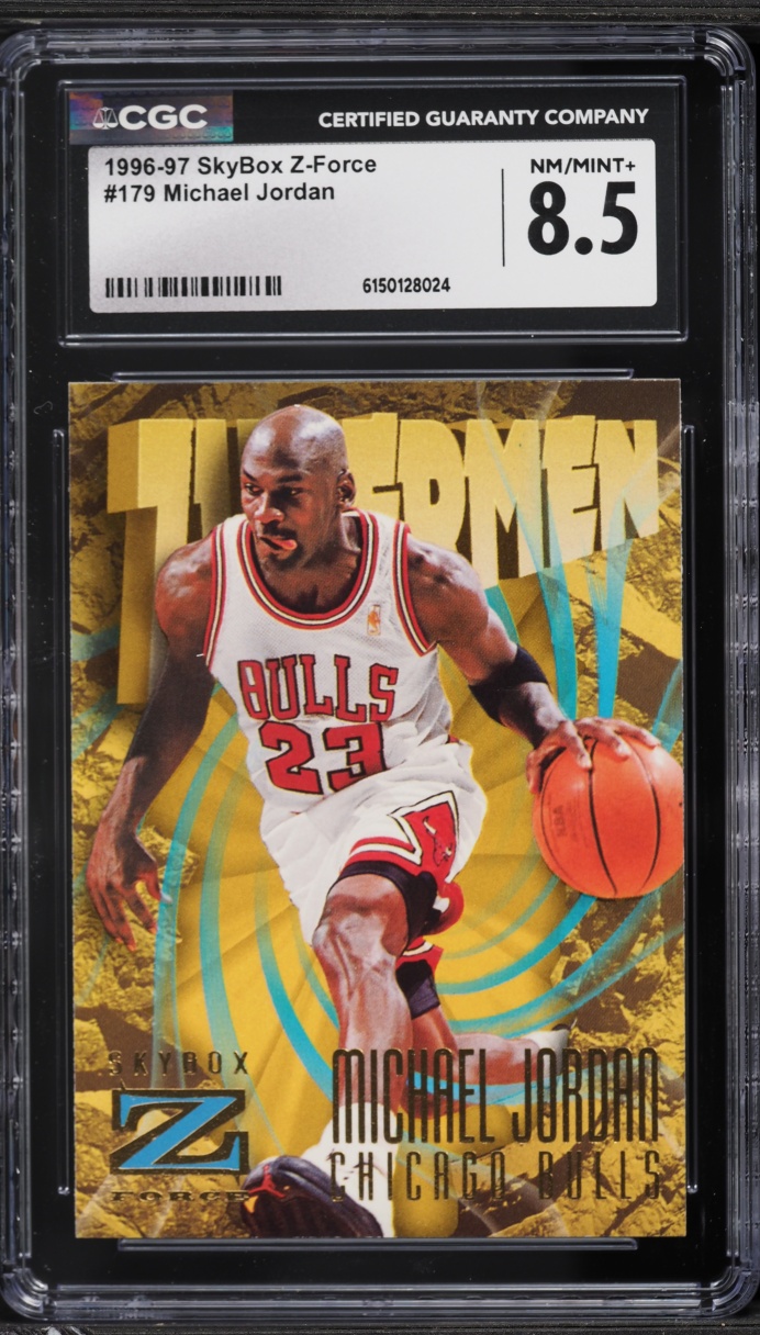 1996 Skybox Z-Force Michael Jordan #179 CGC 8.5 NM-MT+