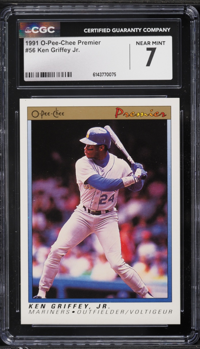 1991 O-Pee-Chee Premier Ken Griffey Jr. #56 CGC 7 NRMT