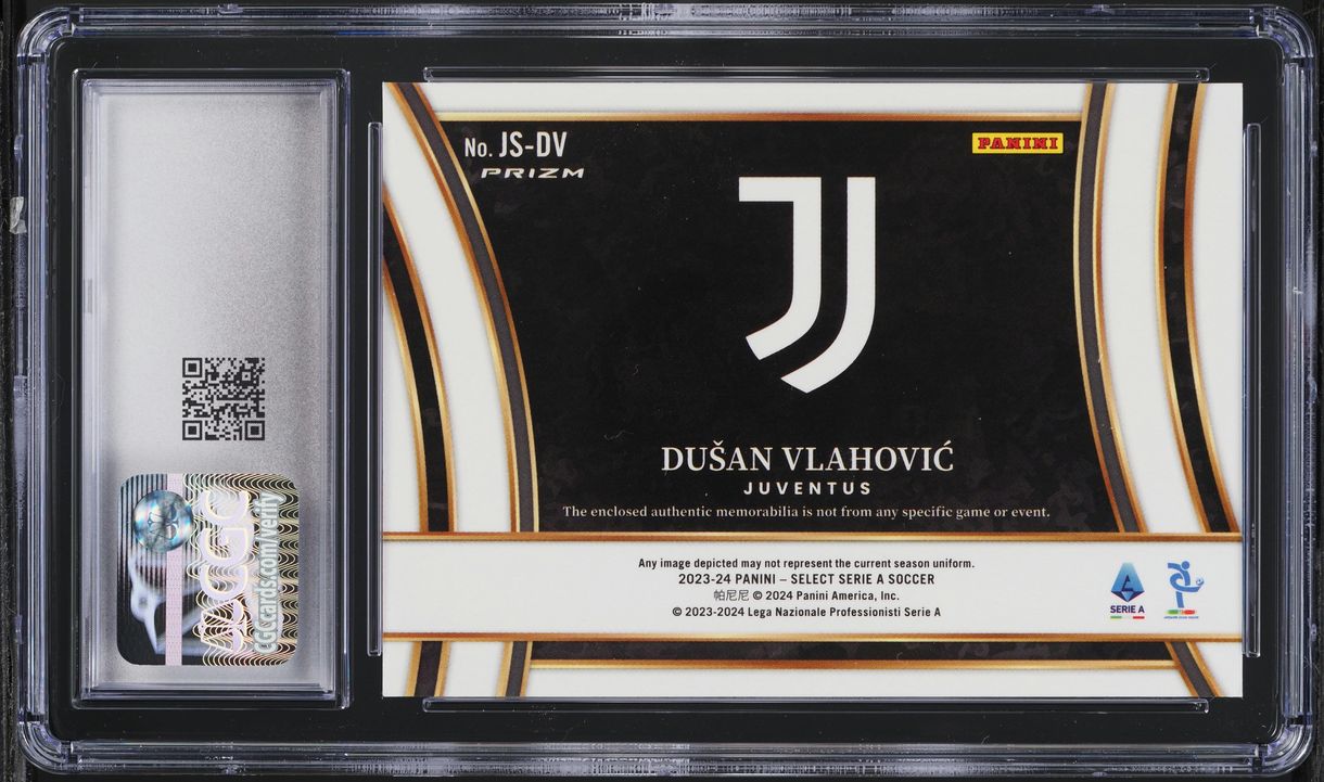 2023 Select Serie A Jumbo Dusan Vlahovic PATCH #JS-DV CGC 9 MINT