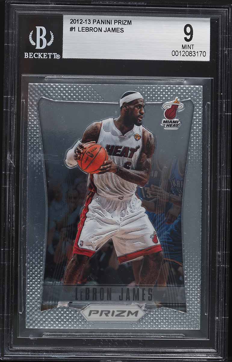 2012 Panini Prizm Silver LeBron James #1 PSA 9 MINT on