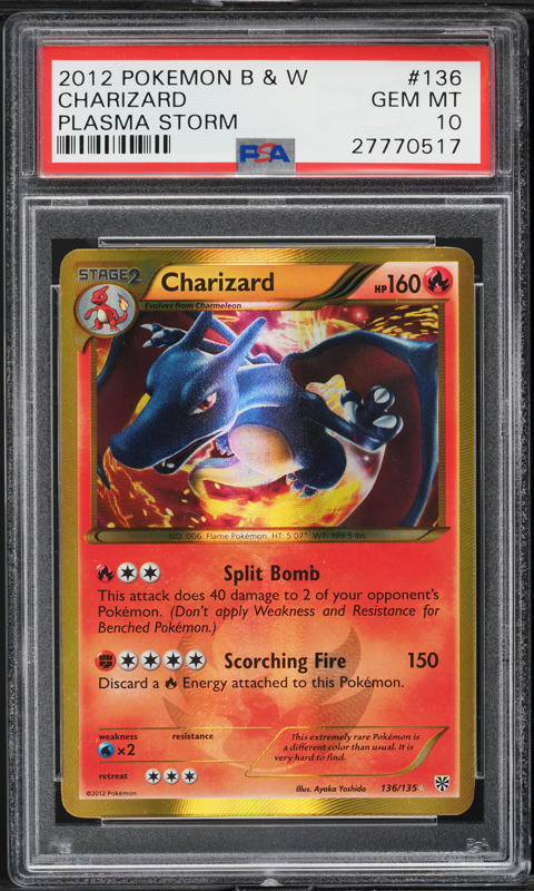 2023 Pokemon Japanese SV Stickers Marumiya Holo Charizard #12 CGC
