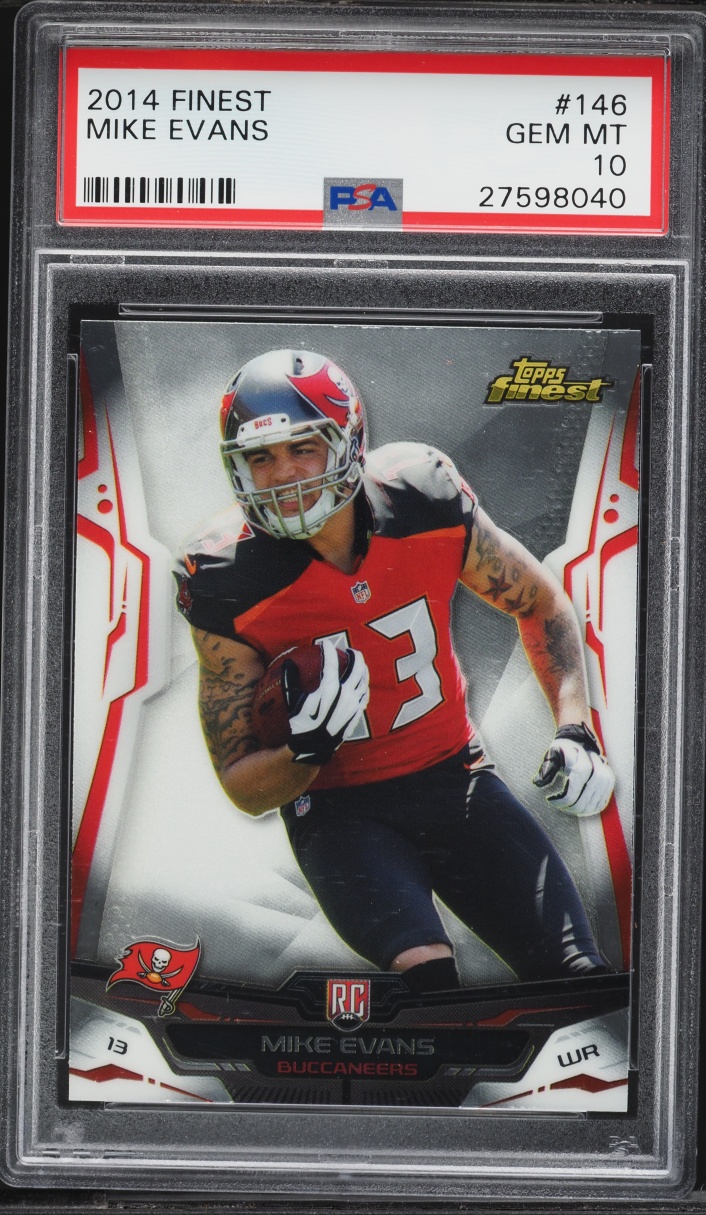 2014 Finest Football Mike Evans ROOKIE #146 PSA 10 GEM MINT