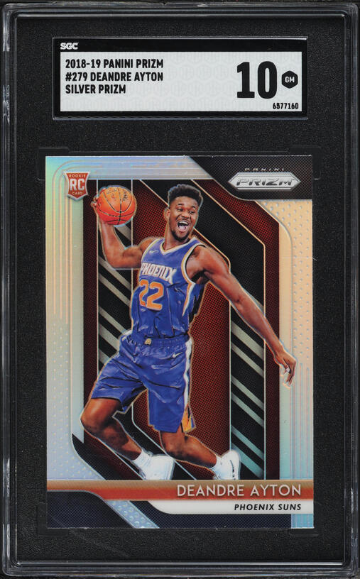 2018 Panini Noir Deandre Ayton ROOKIE /25 #234 CGC 7 NRMT on