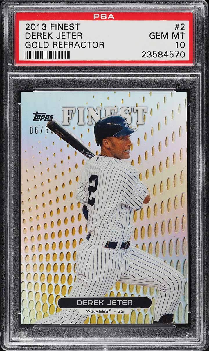 2013 Topps Archives Gallery Of Heroes Die-Cut Derek Jeter #GH-DJ