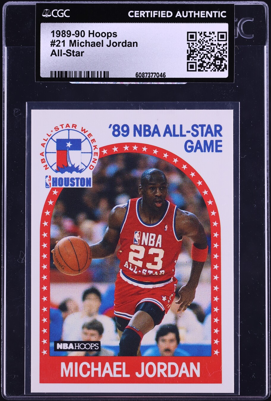 1989 Hoops All-Star Michael Jordan #21 CGC AUTH