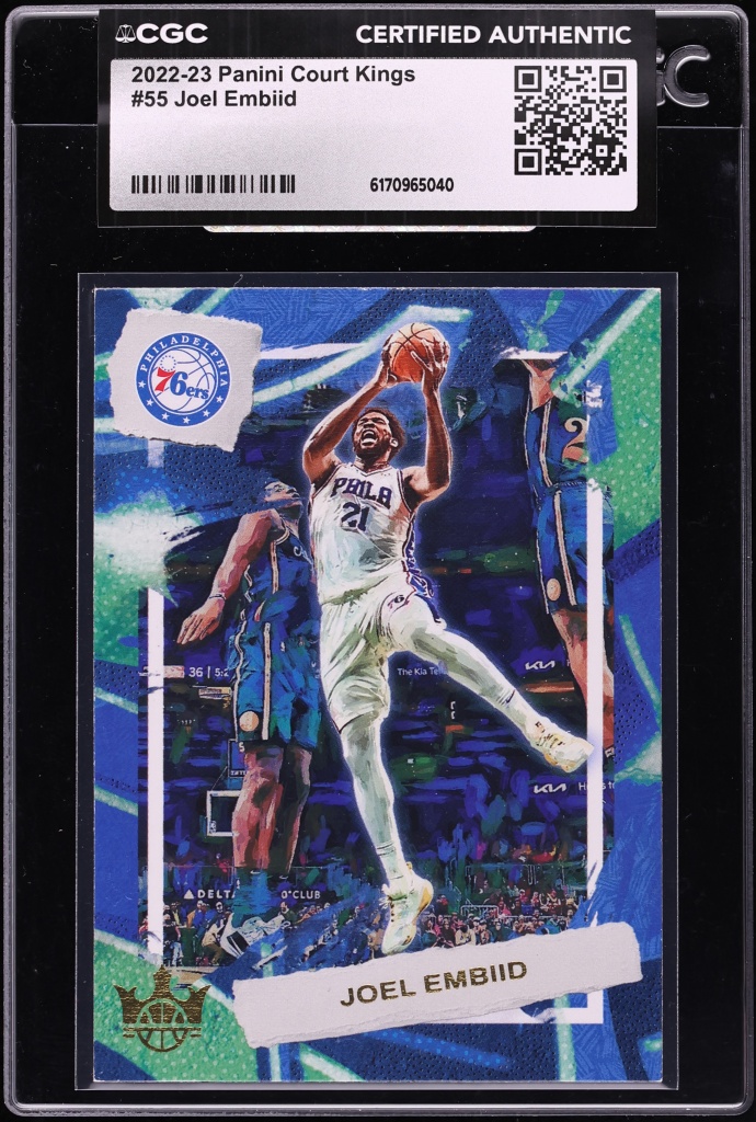 2022 Panini Court Kings Joel Embiid #55 CGC AUTH