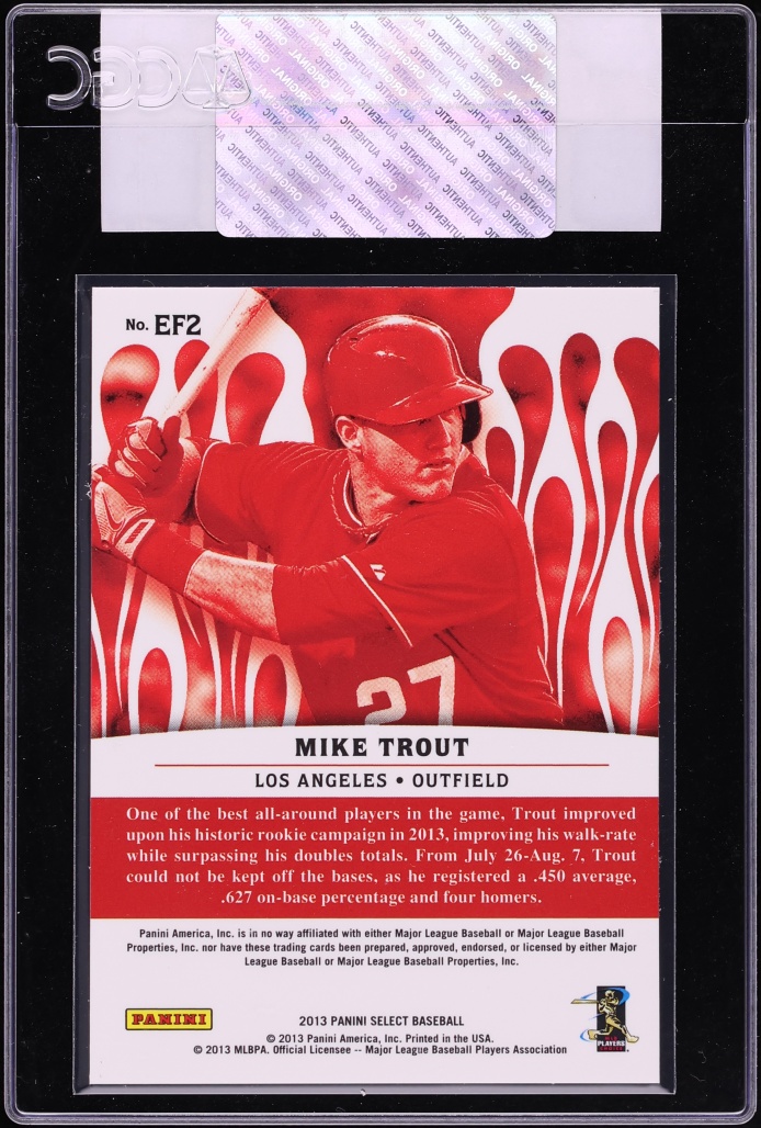 2013 Select En Fuego Mike Trout #EF2 CGC AUTH