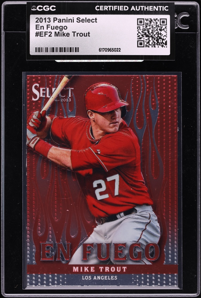 2013 Select En Fuego Mike Trout #EF2 CGC AUTH