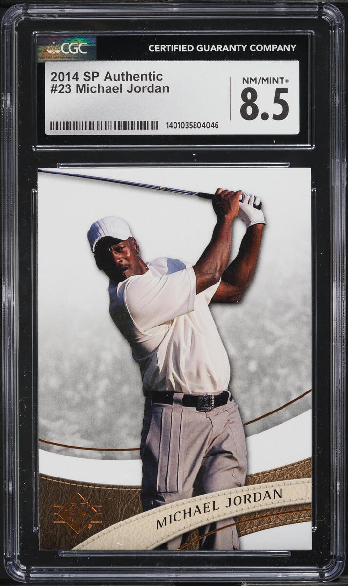 2014 SP Authentic Michael Jordan #23 CGC 8.5 NM-MT+