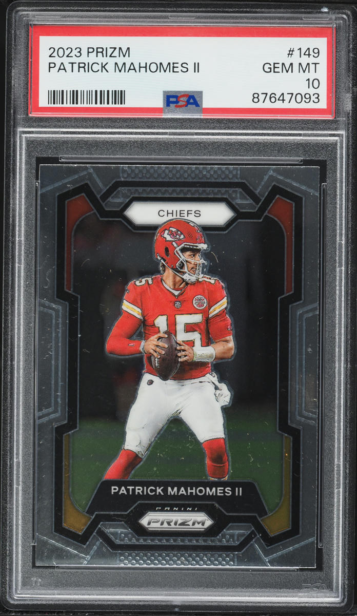 2023 Panini Prizm Patrick Mahomes II #149 PSA 10 GEM MINT