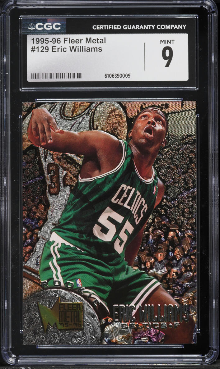 1995 Metal Basketball Eric Williams ROOKIE #129 CGC 9 MINT