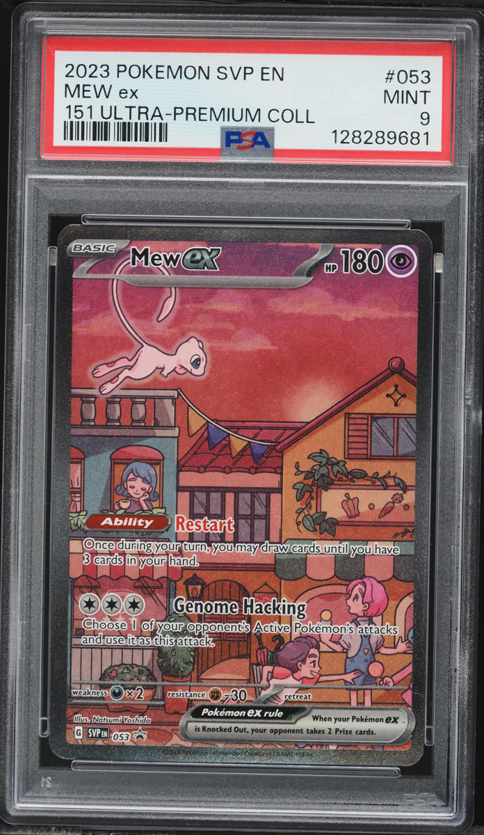 2023 Pokemon Scarlet & Violet Promo 151 Ultra Premium Collection Full Art Mew EX #53 PSA 9 MINT