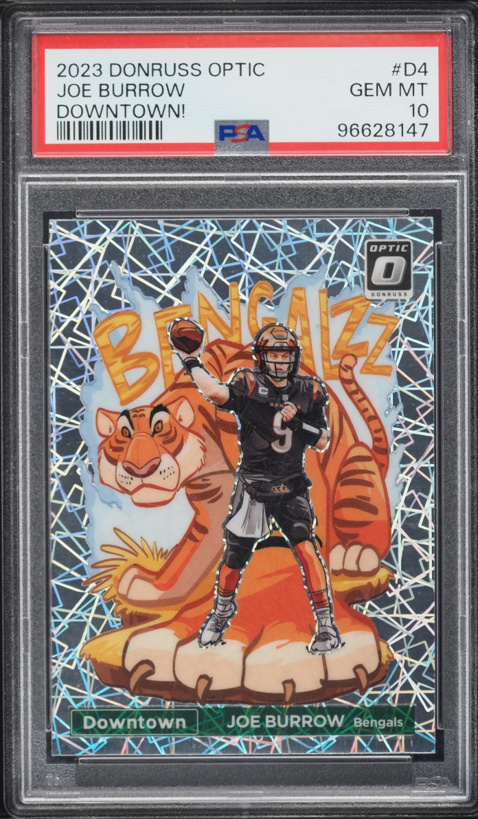 2023 Donruss Optic Downtown Joe Burrow #D-4 PSA 10 GEM MINT