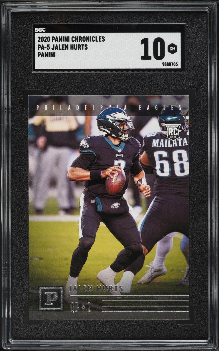 2020 Panini Chronicles Jalen Hurts ROOKIE #PA-5 SGC 10 GEM MINT