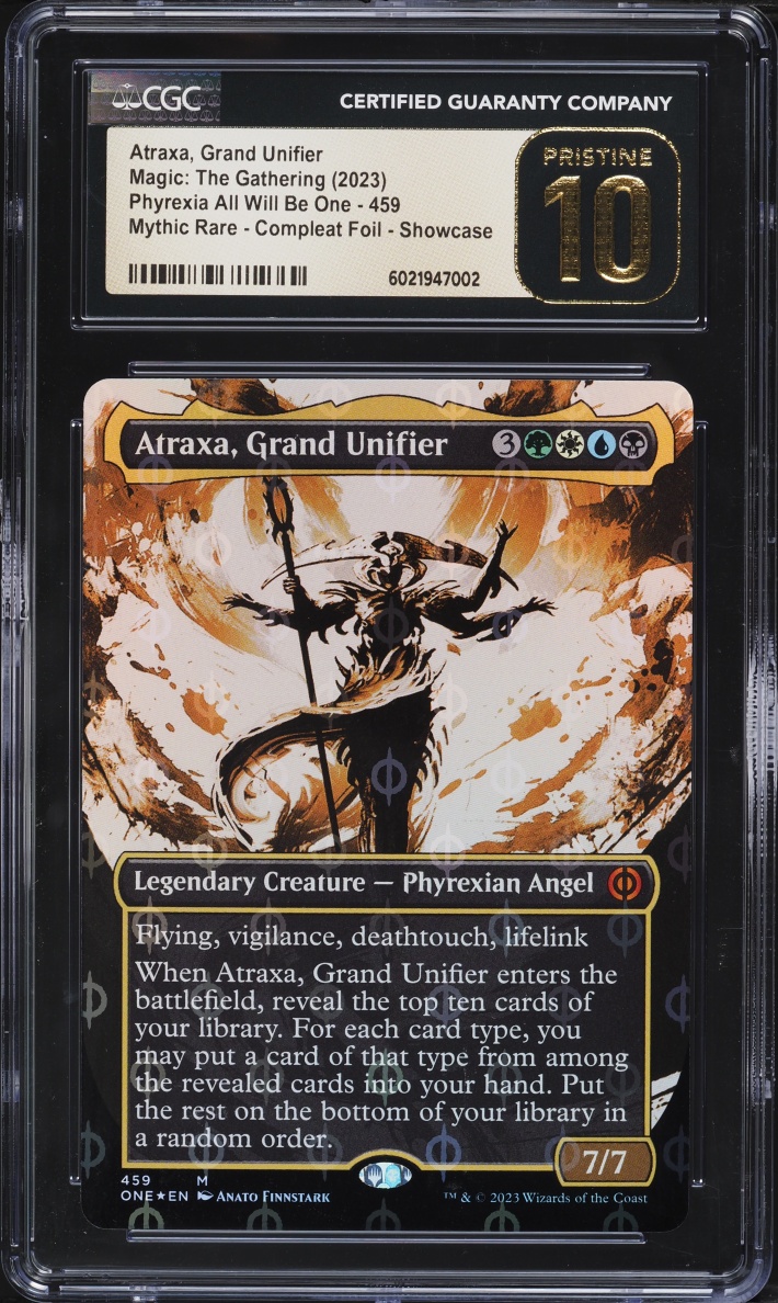 2023 Magic The Gathering MTG Phyrexia Compleat Foil Atraxa, Grand Unifier #459 CGC 10 PRISTINE
