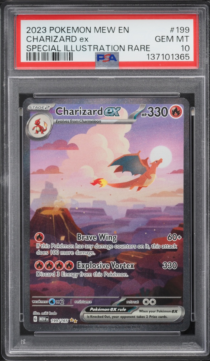 2023 Pokemon Scarlet & Violet 151 SIR Charizard EX #199 PSA 10 GEM MINT