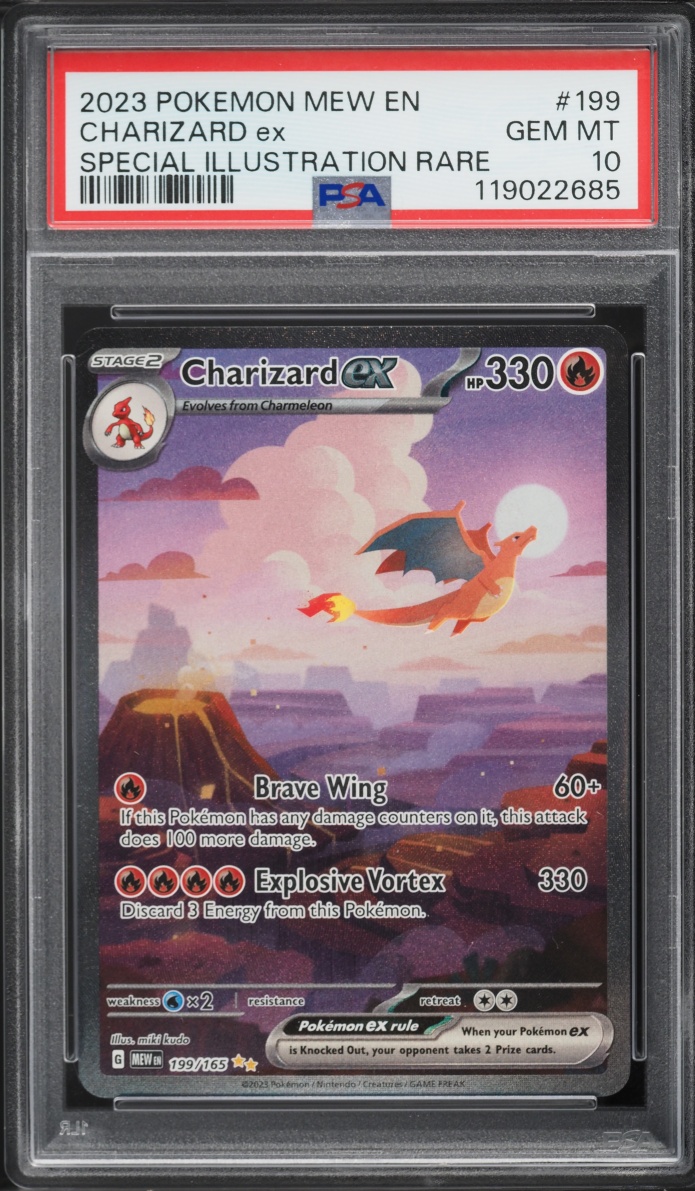 2023 Pokemon Scarlet & Violet 151 SIR Charizard EX #199 PSA 10 GEM MINT