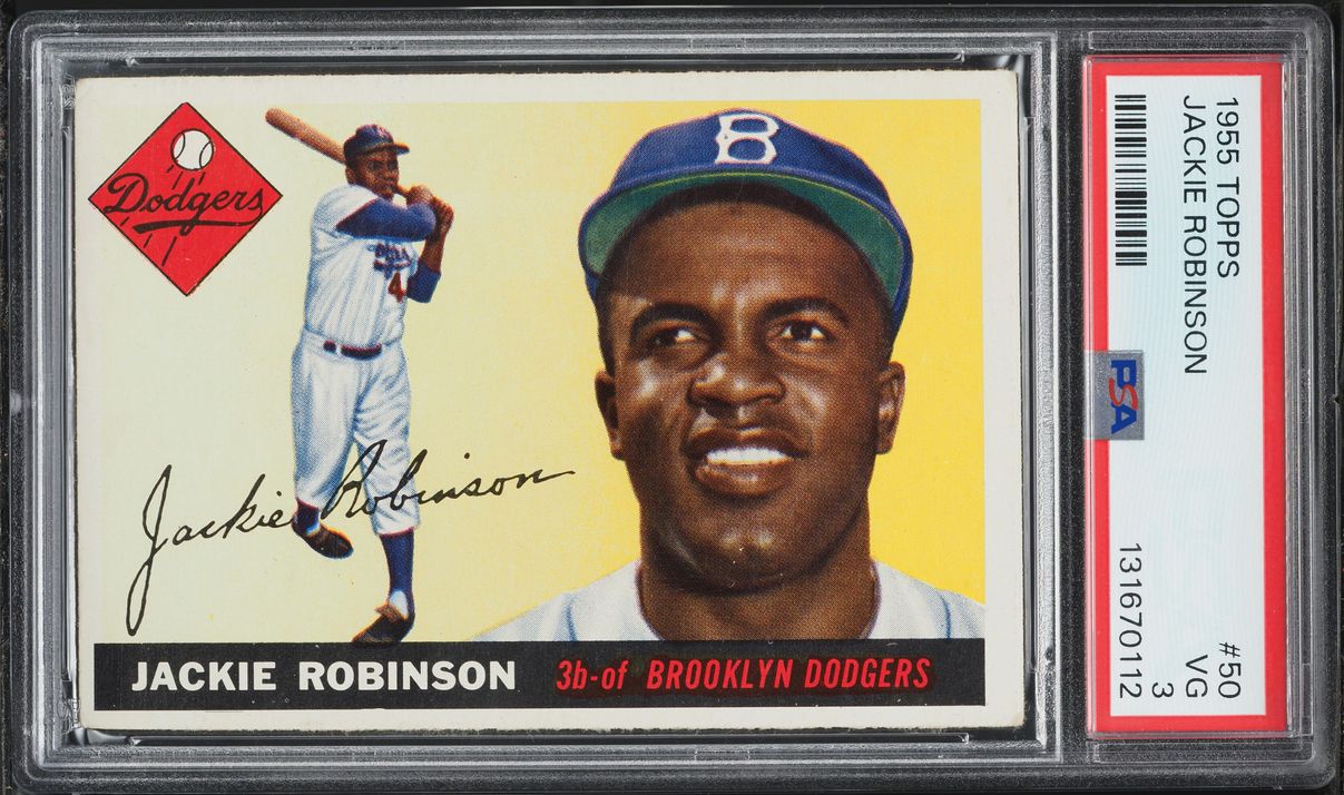 1955 Topps Jackie Robinson #50 PSA 3 VG