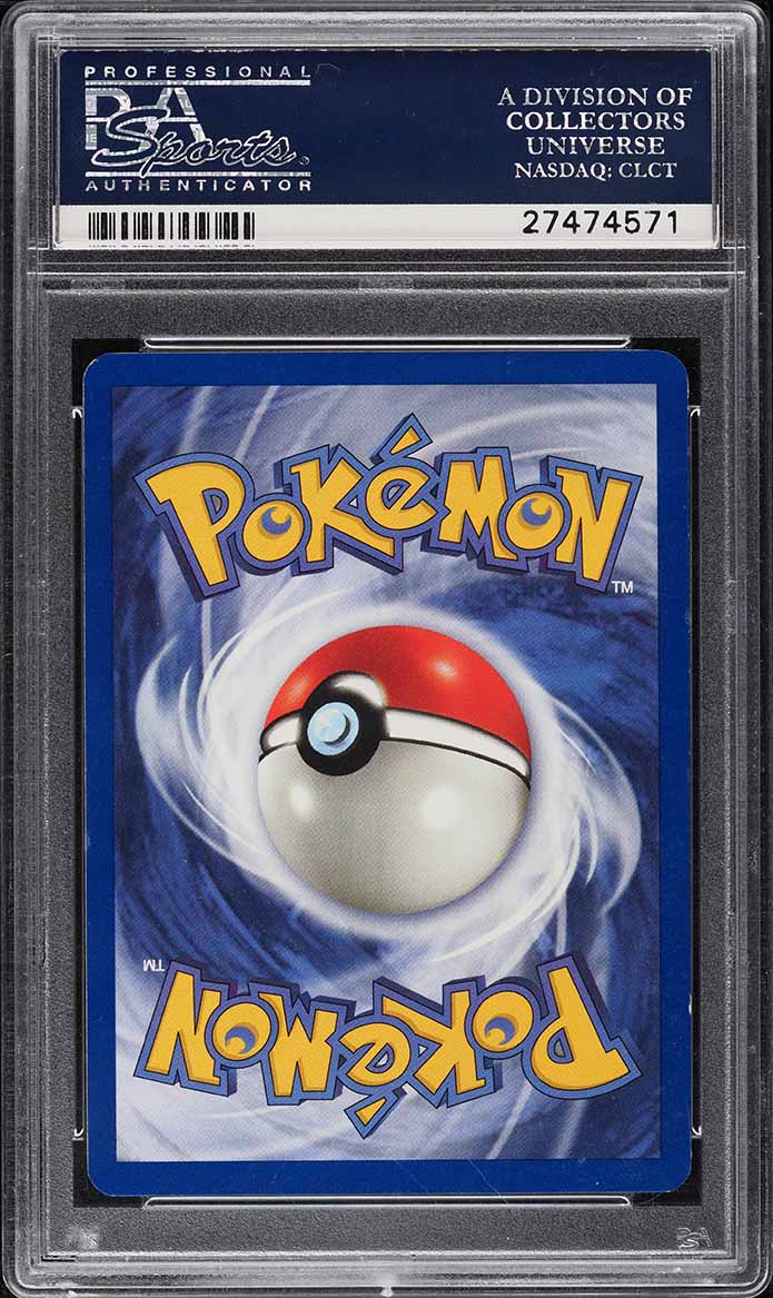 2000 Pokemon Team Rocket No Holo Error Dark Dragonite #5 PSA 10 GEM MINT