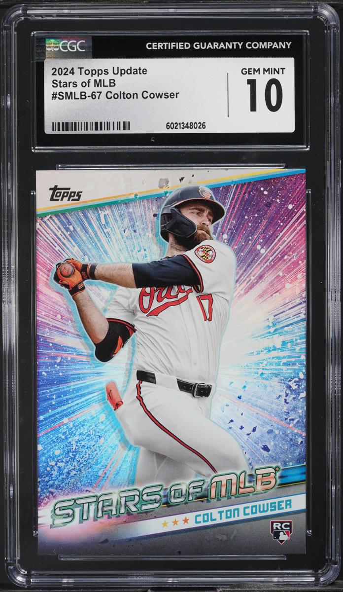 2024 Topps Update Stars Of MLB Colton Cowser ROOKIE #SMLB-67 CGC 10 GEM MINT