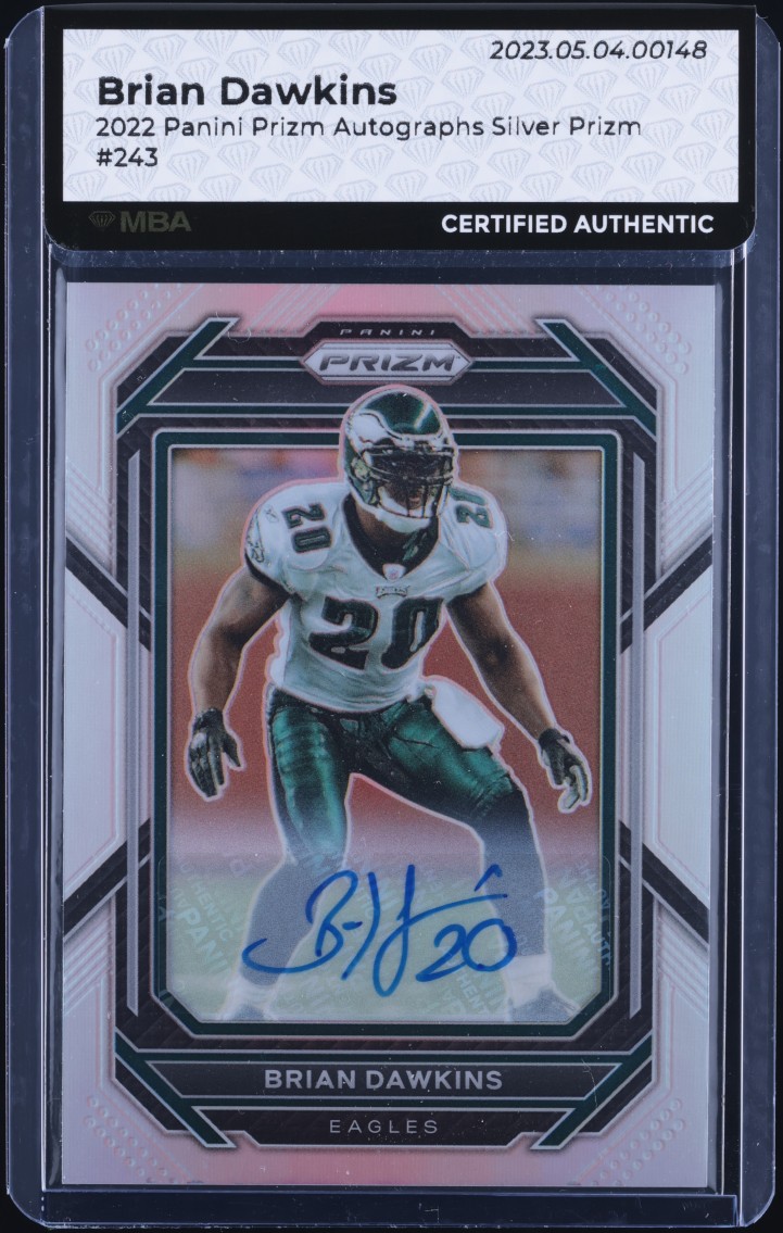 2022 Panini Prizm Autographs Silver Brian Dawkins AUTO #243