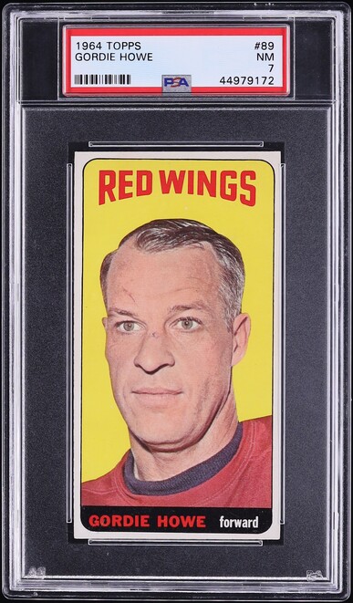 1964 Topps Hockey Gordie Howe #89 PSA 7 NRMT