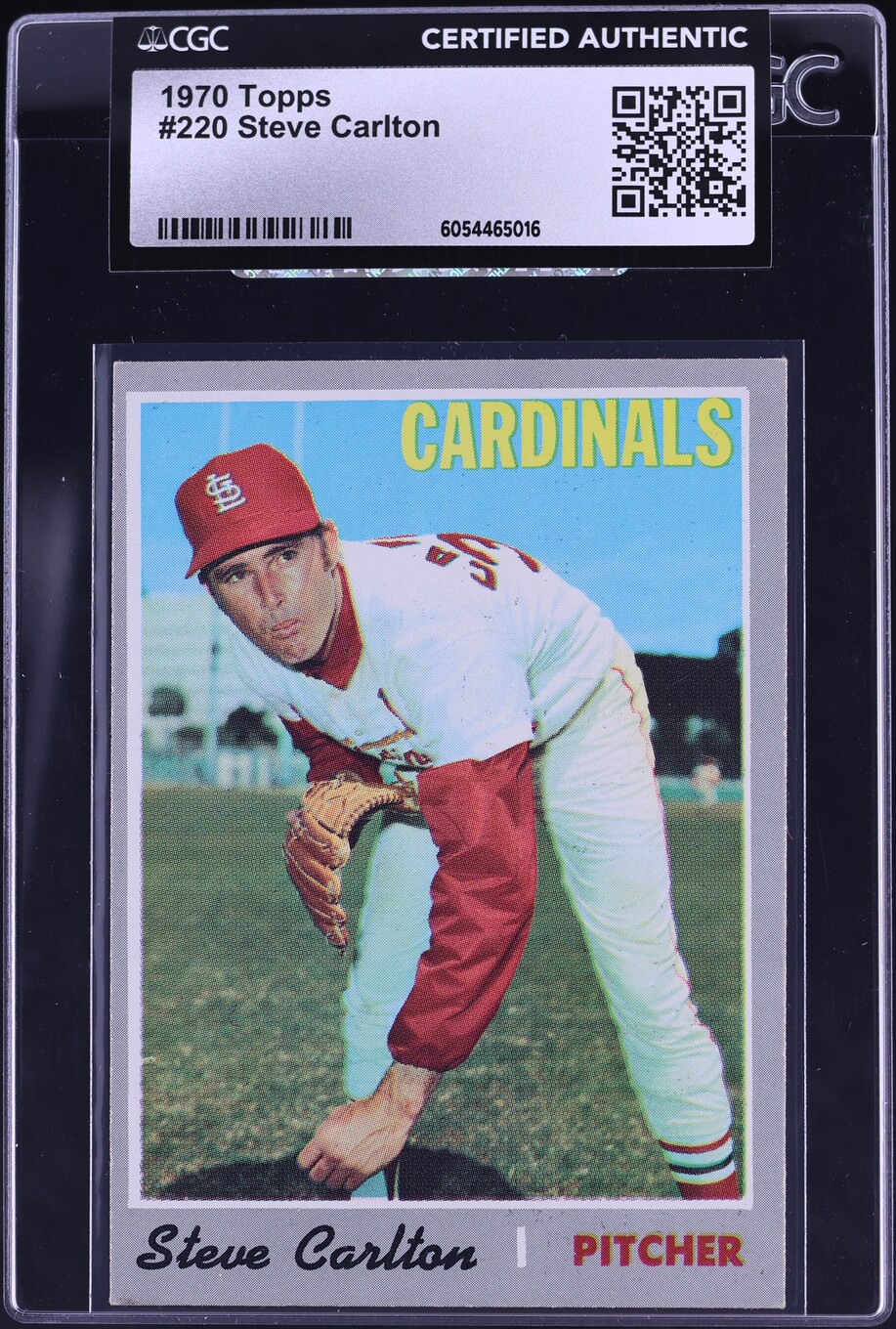 1970 Topps Steve Carlton #220 CGC AUTH